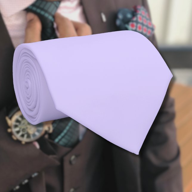 Pastel Lilac Solid Colour | Classic | Elegant Tie (Creator Uploaded)