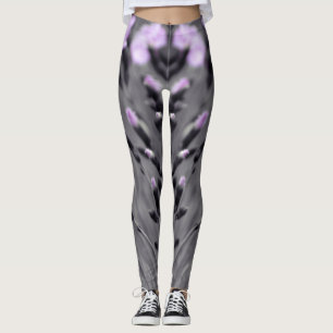 Pastel Lilac Wildflowers Leggings