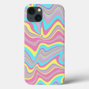 Pastel Liquify Waves iPhone 13 Case