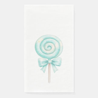 Pastel Lollipop Birthday Party Napkins