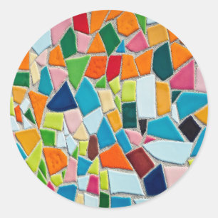 Pastel Love Classic Round Sticker