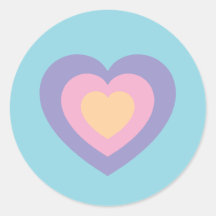 pastel love heart