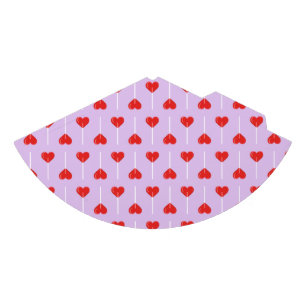 Pastel Love Suckers Red Party Hat