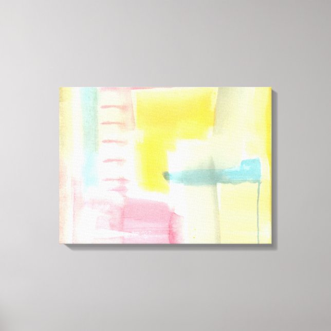 Pastel Luxe I Canvas Print (Front)