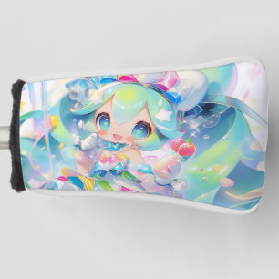 Pastel Magical Idol Girl Chibi Anime Golf Head Cover