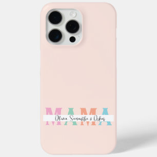 Pastel MAMA Personalized iPhone Case