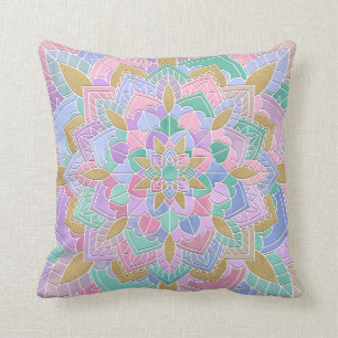 Pastel Mandala II Cushion