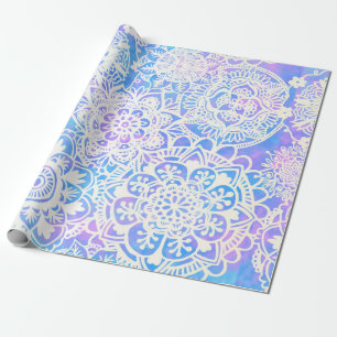 Pastel Mandala Pattern Wrapping Paper