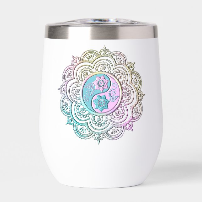 Pastel Mandala water bottle (Front)
