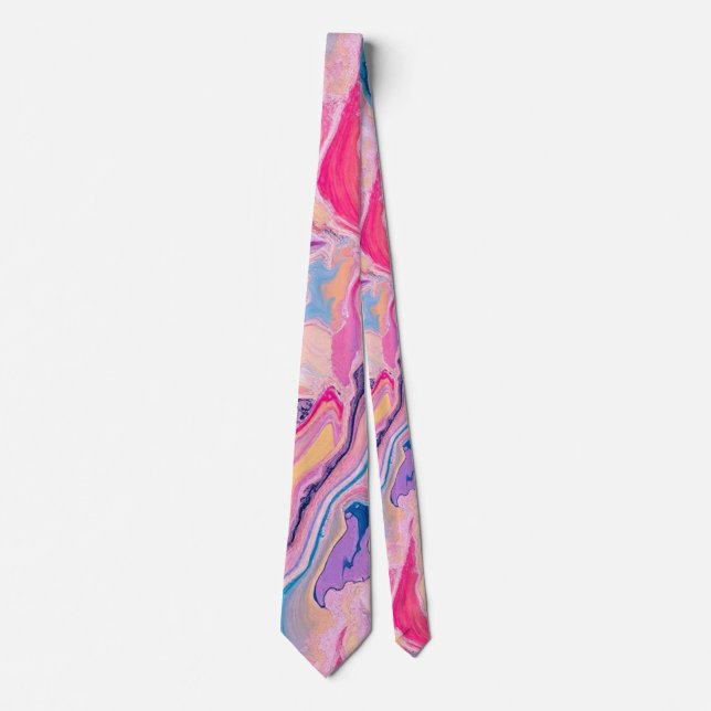  Pastel Marble Dream Tie (Front)