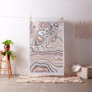 Pastel Marble Harmony Flow Fabric