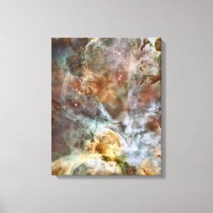 Pastel Marble in the Carina Nebula Canvas Print