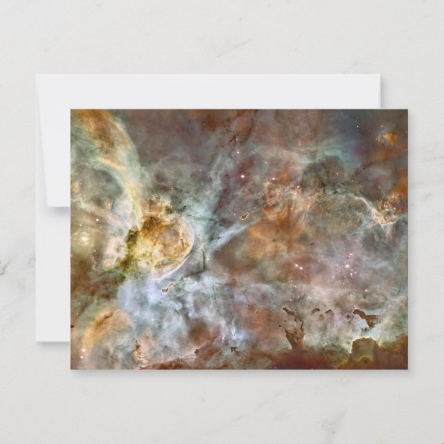 Pastel Marble in the Carina Nebula Invitation (Front)