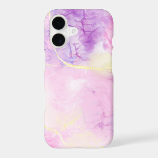 Pastel Marble Phone Case with Gold Vein