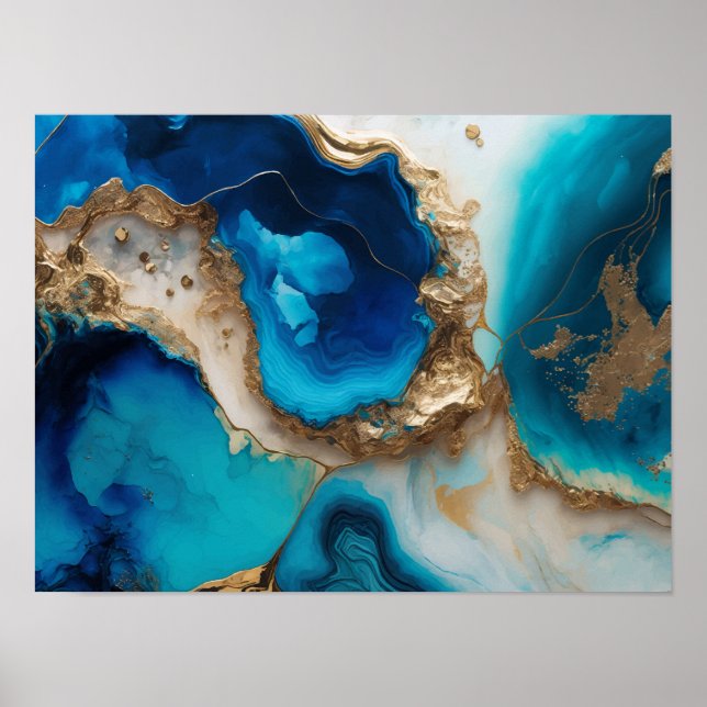 Pastel marble poster (Front)