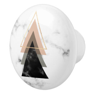 Pastel Marble Print Design Ceramic Knob