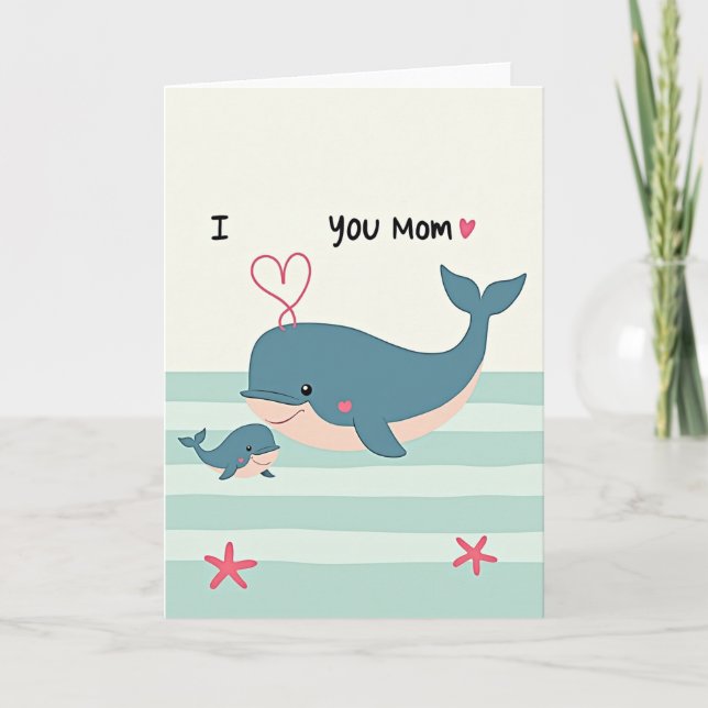 Pastel Marine Mothers Day Card (Front)