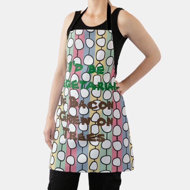 Pastel MCM Colourful Lines  Apron (Insitu)