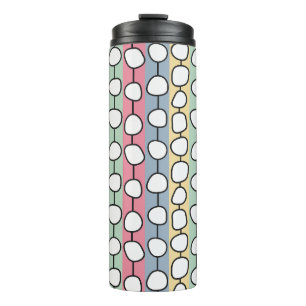 Pastel MCM Colourful Lines  Thermal Tumbler