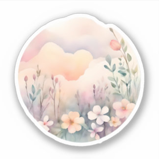 Pastel Meadow Serenity