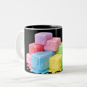 Pastel Melt Cube Mug