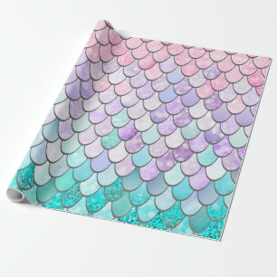 Pastel Mermaid Gift Wrapping Paper