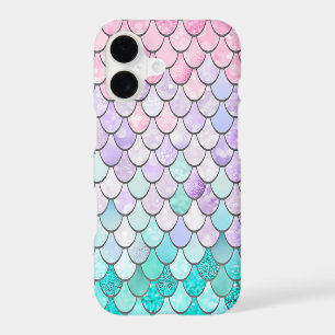 Pastel Mermaid Scales iphone, ipad case