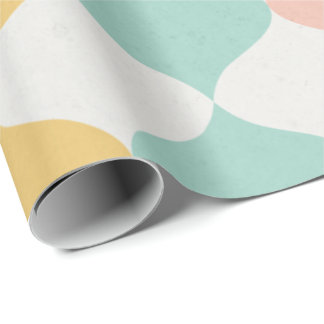 Pastel Midcentury Modern Gift Wrap – Retro Charm