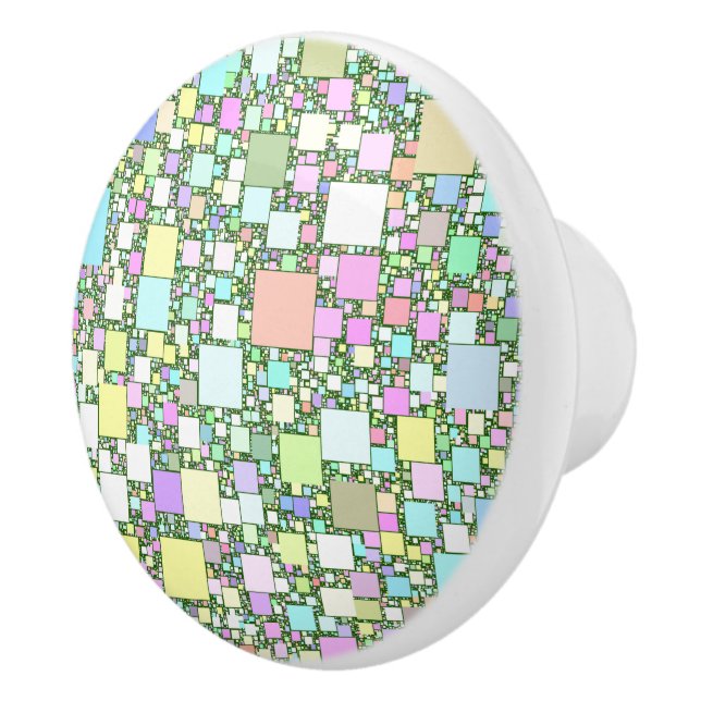 Pastel Mini Box Artwork Design Ceramic Knob (Right)