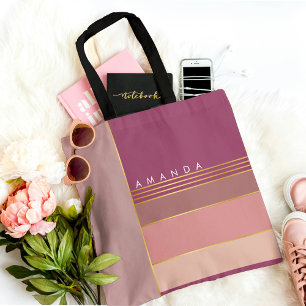 Pastel Minimalist Trendy Stylish Chic Colorful  Tote Bag
