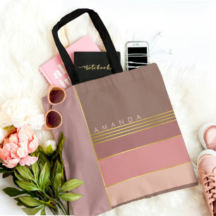 Pastel Minimalist Trendy Stylish Chic Colourful  Tote Bag