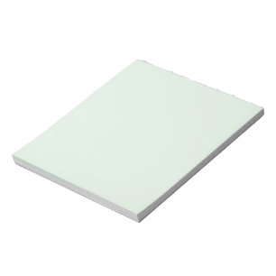 Pastel Mint Green Solid Colour Notepad