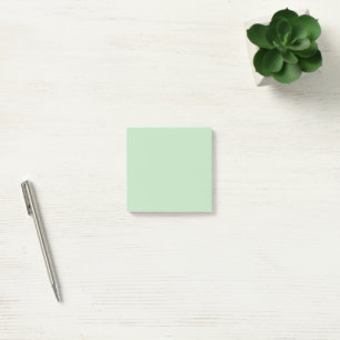Pastel Mint Solid Colour Minimalist Post-it Notes
