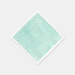 Pastel Minty Blue Turquoise Tiny Polka Dots Napkin