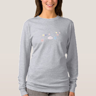Pastel Moon and Stars Nursery Garland T-Shirt