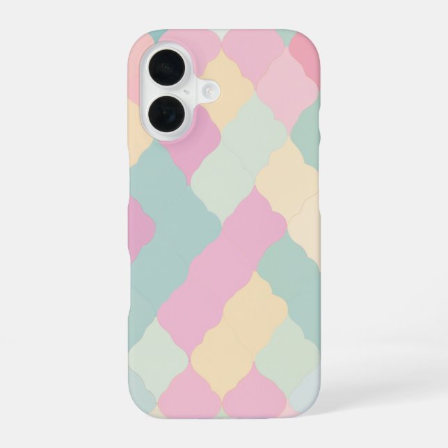 Pastel Moroccan Tile Pattern Phone Case (Back)