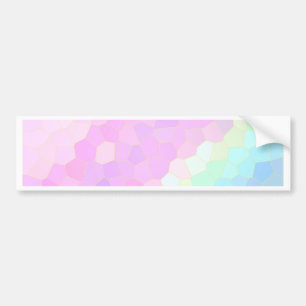 Pastel Mosaic Bumper Sticker