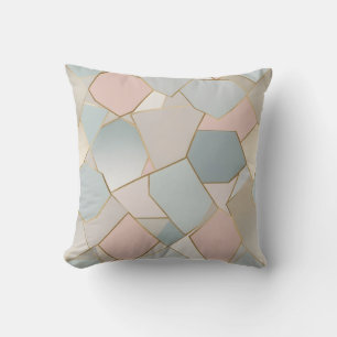 Pastel Mosaic Design Cushion