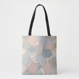 Pastel Mosaic Luxury Tote Bag