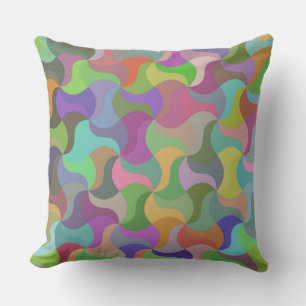 pastel mosaic pillow