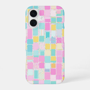 Pastel Mosaic Tile Pattern Phone Case