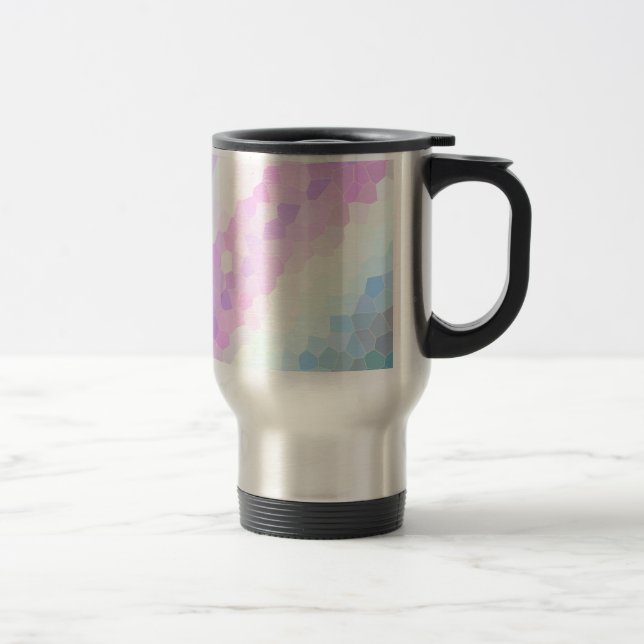 Pastel Mosaic Travel Mug (Right)