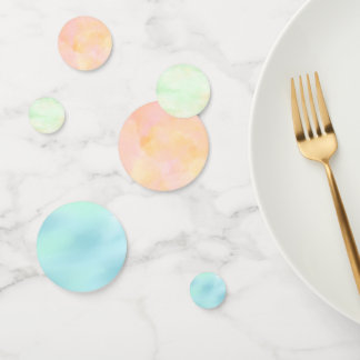 Pastel Multicolor Pink, Geen and Blue Celebration Confetti