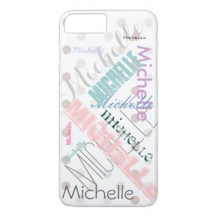 Pastel Name Polka Dot Case-Mate iPhone Case