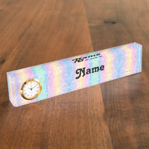 Pastel Nameplate