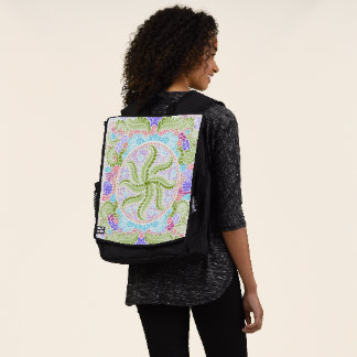 Pastel Nature Mandala Art Backpack