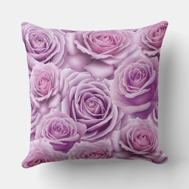 Pastel Novalis Rose Cushion (Back)