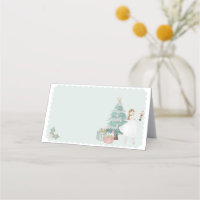 Pastel Nutcracker Baby Shower Place Card