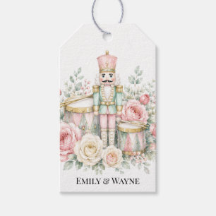 Pastel Nutcracker Christmas Wedding Thank You Gift Tags