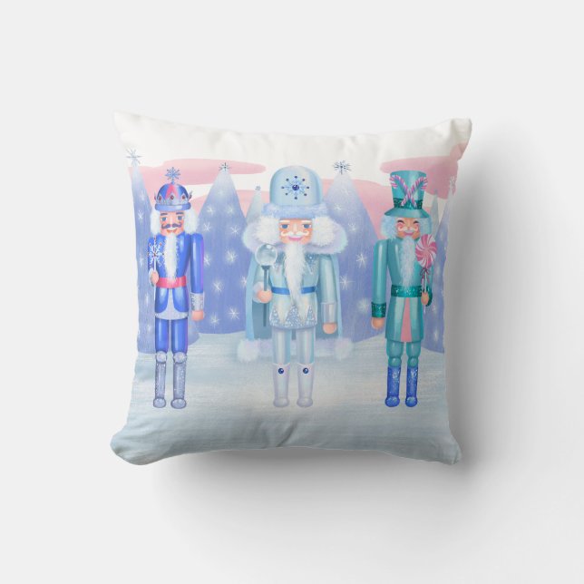Pastel Nutcracker Kings Cushion (Front)